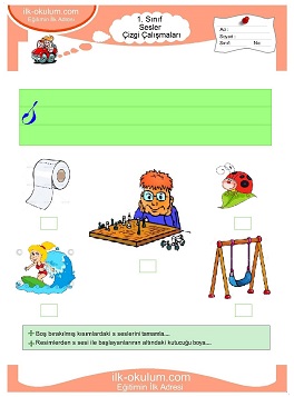 Çocuklar İçin S Sesi Çalışma Sayfaları 